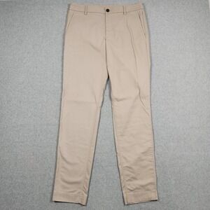 Kit and Ace Chino Pants Mens 32x32 Khaki Slim Stretch Performance Casual Office